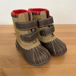Baby Gap Boots Infant Size 4 Brown Duck Boots